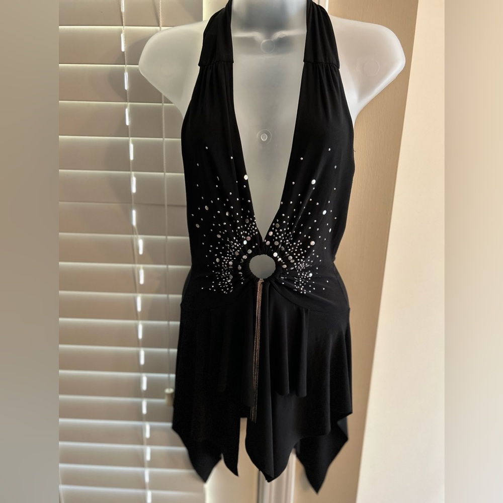 Black Halter Top
